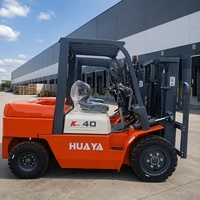25 Tahun Pengalaman Pabrik Profesional Forklift 3t 3.5t 4t 5t 4x4 Tinggi Angkat 3m-7m CE ISO Forklift Diesel Ekspor ke 136+ Negara
