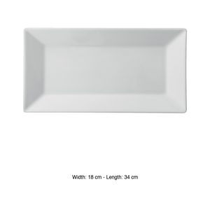 Kimi Rectangular Flat Serving <b>Platter</b> 34 × 18 cm Saturnia - Product Image 3