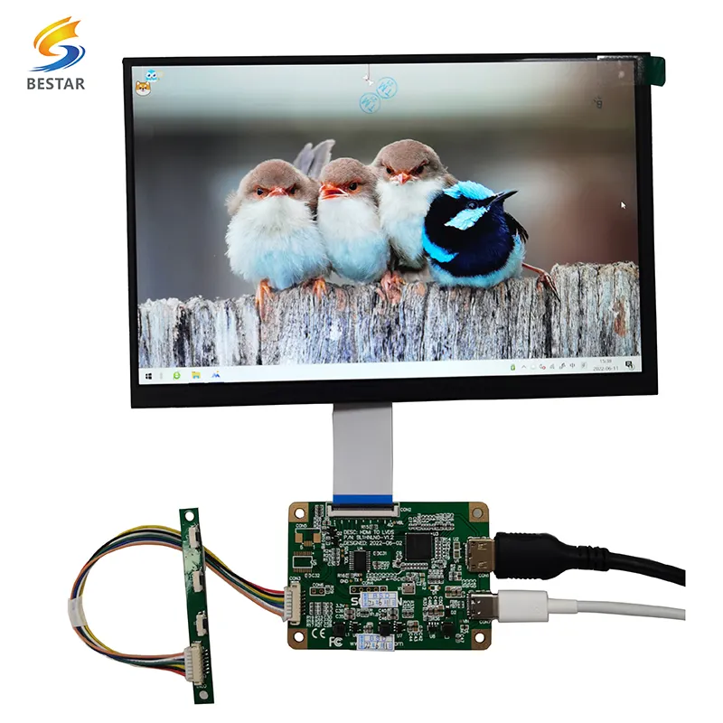 8 بوصة LCD شاشة BSD080WX1 1280x80 0 شاشة الكريستال السائل لوحة مع بالسعة اللمس وحدة PCAP جدا رقيقة HDM-i مجلس أطقم