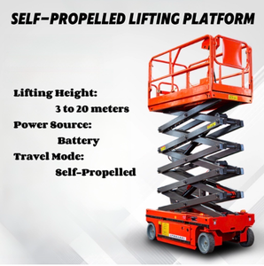 Plataforma Elevadora Hidráulica Eléctrica para Trabajos en Altura, Tipo Tijera, Totalmente Automática, para Investigación Científica China - Product Image 2