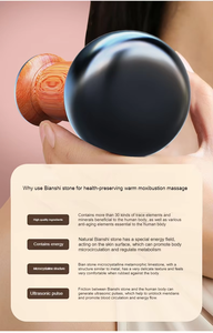 Electric Moxibustion <b>Massage</b> Device Wood Handle USB Rechargeable Full Body Use with Essential Oil for Abdominal Leg Waist Relief - Product Image 2