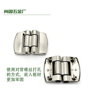 Spring Loaded <b>Hinges</b> Zinc Alloy 180 Degree Reversible For <b>Door</b> <b>Window</b> Industrial Design Easy Installation - Product Image 1