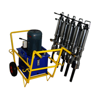 Machine professionnelle de brise-roche, séparateur de roche Diesel, séparateur de roche hydraulique à vendre