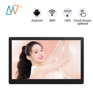 Pantalla Lcd inalámbrica con Wifi para Android, Monitor de publicidad de 17 pulgadas, reproductor de vídeo de señalización Digital