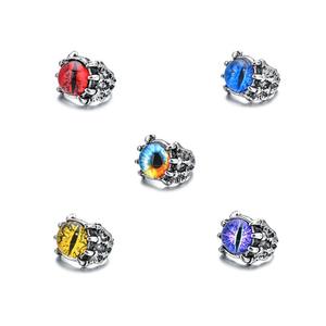 Bagues en œil diable pour hommes, style Punk, ajustable, ouvert, Vintage gothique, offre spéciale, 2021 - Product Image 1