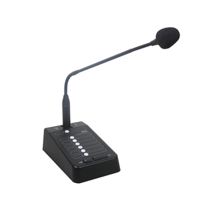 Micrófono de megafonía de 6 zonas para edificios de administración universitaria, micrófono de megafonía confiable - Product Image 2