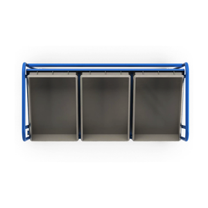 ट्रोली गोदाम यूरो कंटेनर शेल्फ ट्रक 5-स्तर की झुकाव वाली शेल्फ ट्रॉली - Product Image 5