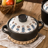 Casserole de grande capacité de soupe de casserole résistante aux hautes températures