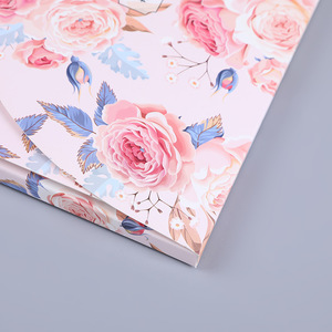 Surprise Gift Folder <b>Box</b> Floral Design With Ribbon Art Paper Rectangle Shape For Gift And Craft Use - Product Image 4