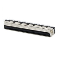 Connecteur MDR SCSI 100 Pin HPCN Scsi 100 Pin Male Cable Metal Hood Copper PC Alloy Screw Solder Type Scsi 100 Pin for Cable