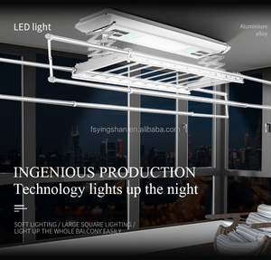 Control remoto eléctrico inteligente, instalación oculta, estante secador de elevación, decoración del hogar, estante secador de ropa - Product Image 2