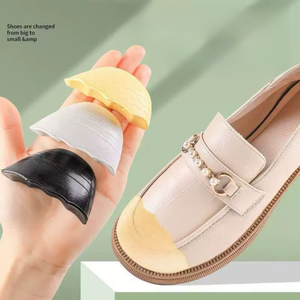 Zapatos cambiados de grandes a pequeños PU relleno Toe Plug almohadilla suave para el antepié Anti dolor zapatos de mujer Ajuste de plantilla de tamaño medio - Product Image 2