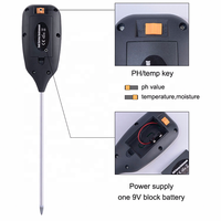 Nouveau testeur de sol Portable 4 en 1 détecteur de lumière PH mètre industriel compteur d'acidité du sol thermomètre d'humidité personnalisation OEM