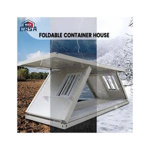 Moderne Rechthoekige Vorm Eenvoudige Montage Opvouwbare Container Huis Met Sandwichpaneel Opvouwbaar Uitbreidbaar Voor Hotel-En Kantoorgebruik - Product Image 6