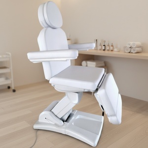 KISEN Modern Salon Furniture Luxury Adjustable Eyelash SPA Bed 4 Motors Electric Luxury Facial Massage <b>Table</b> Facial Beauty Bed - Product Image 1