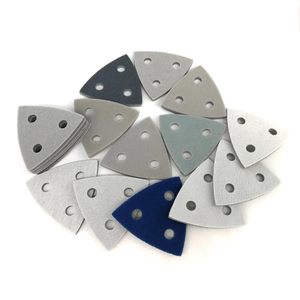 80 * 80毫米鼠标海绵砂干湿打磨海绵，带<span class=keywords><strong>3</strong></span>孔三角泡沫砂纸，用于研磨工具抛光研磨 - Product Image 6