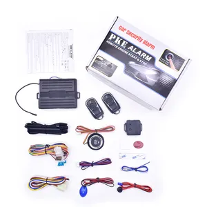 Factory direct sales pke push button alarm pke smart key car alarm system pke car alarm system with passive