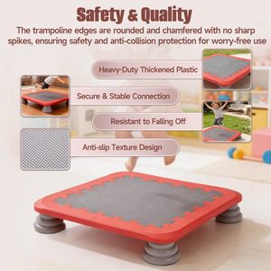 Trampolín Infantil, Equipo de Entrenamiento Sensorial, Cama Elástica para Interiores, Juguete Deportivo para Bebés, Tabla de Salto para Niños - Product Image 3