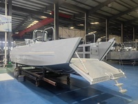 Bateau de travail en aluminium de 5,8 m (19 pieds) pour le transport de marchandises, bateau de plongée pour les excursions entre les îles, ou bateau de débarquement à vendre