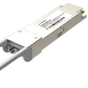 Venta caliente QSFP28 100g ZR4 + conector LC SM 100km módulo transceptor óptico de la LAN-WDM