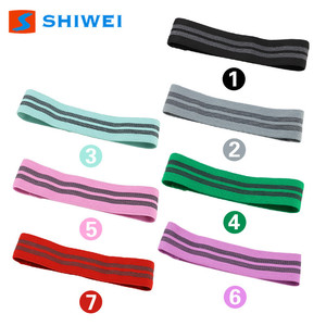 Bande de résistance Shiwei 7 couleurs, en coton épais, pour le yoga, le fitness et le remodelage des fesses. - Product Image 1
