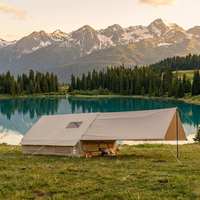 Vente flash - Tente de camping gonflable de luxe pour 2-3 personnes, imperméable, durable, en Oxford, pour le glamping familial