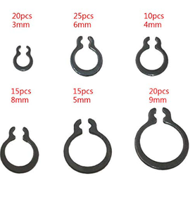 VIKTEC — Circlip de retenue pour bague de retenue intérieure et extérieure, assortiment de 300 pièces, acier inoxydable - Product Image 3