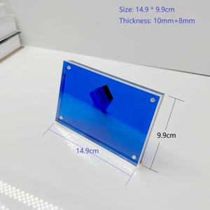 <span class=keywords><strong>Cadres</strong></span> photo 5x7 de haute qualité au design moderne, cadeau idéal pour la fête des mères, avec montures, <span class=keywords><strong>cadres</strong></span> photo en acrylique festonnés, <span class=keywords><strong>cadres</strong></span> <span class=keywords><strong>magnétiques</strong></span> - Product Image 4