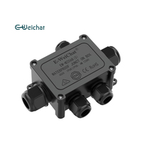 EW-M2068S-5T 5 voies boîtier câble de connexion solaire intelligent boîte de jonction fil câble cosses boîtes de rangement Ip68 étanche boîte de jonction