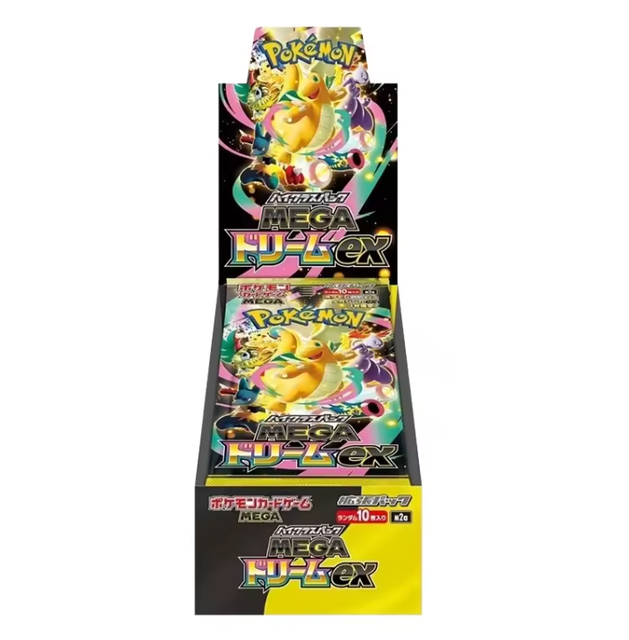 Japanese Original Mega M2A Super Evolved Dream EX Pocket Monster TCG Booster Pack Hot-Selling Wholesale Original Box Paper Film