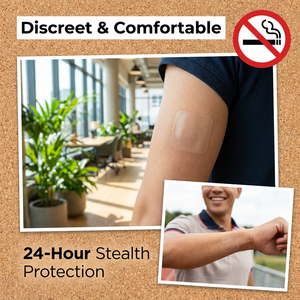 Parches Naturales Antitabaco para Brazo, Suplemento Efectivo para Dejar de <span class=keywords><strong>Fumar</strong></span>, con Certificación CE - Product Image 2