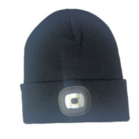 Gorro LED de Navidad con Luz, Unisex, Cálido, para Invierno, 100% Acrílico, para Playa y Actividades Nocturnas al Aire Libre