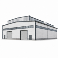 Bâtiment en structure métallique avec un design d'assemblage rapide permettant de réduire les coûts de main-d'œuvre et les temps de construction