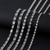 Chaîne Figaro gaufrée en acier inoxydable, collier ras du cou, bracelet tendance Hip Hop, bijoux unisexes à la mode, vente en gros