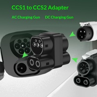 Adaptateur de charge rapide DC/AC tout-en-un CCS1 vers CCS2 250A pour l'Amérique du Sud et la Chine, état neuf