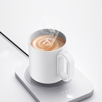 Tasse électrique auto-chauffante avec contrôle de la température, chauffe-café, chauffe-tasse en céramique à 55 degrés, cadeau promotionnel, gadget USB