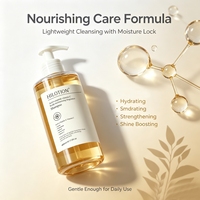 Shampoo réparateur à l'essence de peptide VC Hilotion pour cheveux secs et ternes, anti-casse, végan, sans cruauté, sans silicone, OEM, étiquette privée