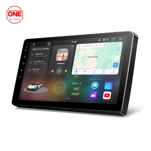 DPM9809XP 9 "QLED Android autoradio lecteur stéréo sans fil CarPlay écran tactile système multimédia avec navigation Bluetooth DSP - Product Image 1
