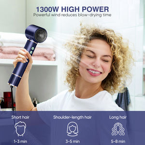 Produits capillaires haut de gamme 7 en 1 : Styler multifonction rotatif automatique, fer à boucler, <span class=keywords><strong>brosse</strong></span>, diffuseur, styler à air chaud, ensemble sèche-<span class=keywords><strong>cheveux</strong></span> marque privée - Product Image 3