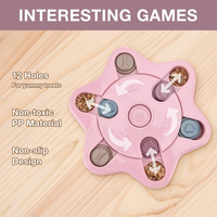 Distributeur interactif de friandises pour chien, bol anti-étouffement pour l'alimentation lente et l'entraînement IQ, pour ralentir la consommation et soulager l'ennui