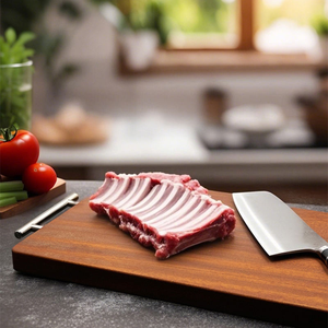 Planche à découper en bois de qualité supérieure, planche à découper pour fruits et légumes, bloc de boucher pour la cuisine à domicile - Product Image 5