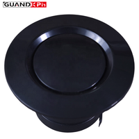 Grille d'aération intérieure ronde en ABS de qualité supérieure, facile à installer, pour système de ventilation d'air frais HVAC/plafond
