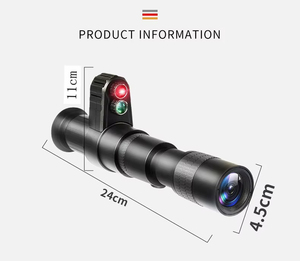 Monoculaire compact à vision nocturne infrarouge avec écran intégré et curseur croisé, en polymère ABS, 350g, affichage numérique, équipement d'observation extérieure - Product Image 1