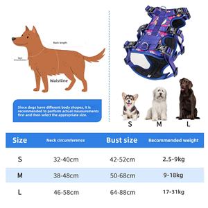 2025 <span class=keywords><strong>harnais</strong></span> pour <span class=keywords><strong>chien</strong></span> <span class=keywords><strong>Anti</strong></span>-évasion sans <span class=keywords><strong>traction</strong></span> <span class=keywords><strong>harnais</strong></span> pour animaux de compagnie en Nylon robuste contrôle facile chiens caméra à mouvement fixe gilet gopro attachement - Product Image 5