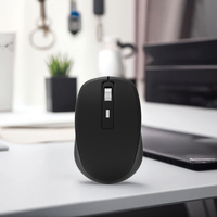 Souris optique sans fil mini OEM pour droitier avec 6 boutons, design ergonomique pour ordinateur portable et de bureau