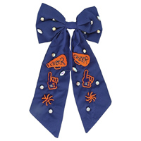 Accessoires pour cheveux d'été pour filles, grands nœuds en tissu pour cheveux, épingles à cheveux, design élégant de nœud papillon pour femmes, thème de la fête des enseignants, pince à cheveux