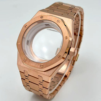 Boîtier de montre mécanique étanche en acier inoxydable 42 mm avec verre saphir, bracelet pour homme, mouvement NH35, ODM OEM, modèle Oak Tree