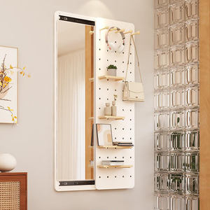 Estante de decoración con estilo moderno, <span class=keywords><strong>espejo</strong></span> de tocador, estante de capa de partición de madera maciza, <span class=keywords><strong>espejo</strong></span> de cuerpo completo - Product Image 5