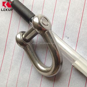 สลักยึดแบบยุโรปชนิดหัวร่องวงรีขนาดใหญ่ AISI304/316 สแตนเลส สลักยึดรูปตัว D สแตนเลส - Product Image 4