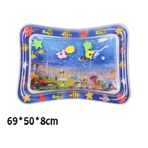 Matras bermain air tiup PVC sensor tebal baru tikar bermain kucing berkelanjutan nyaman dan anjing kecil tikar bermain air untuk waktu perut - Product Image 3